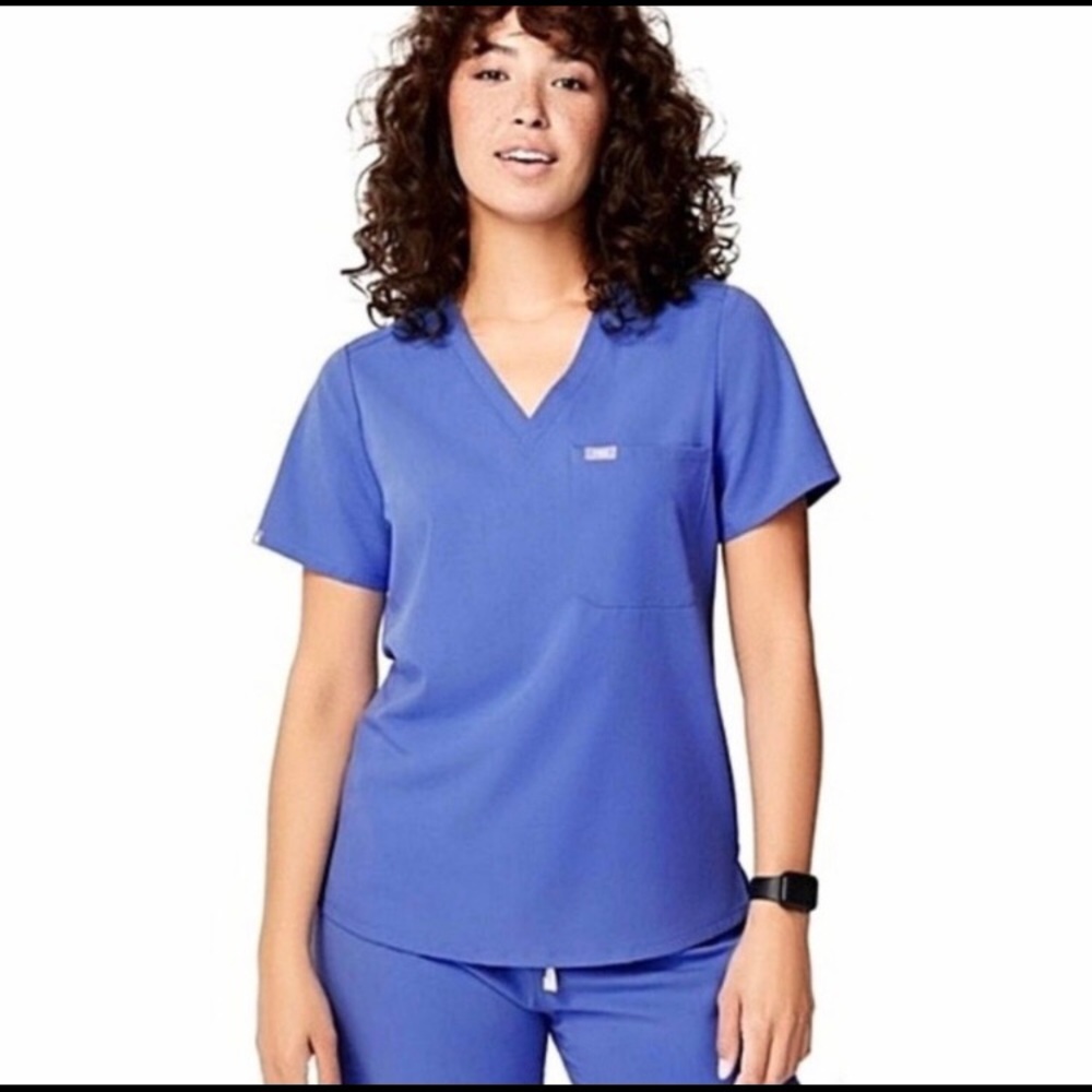 NWOT Figs Denim Blue Catarina XL